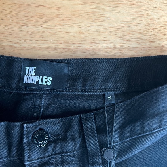 The Kooples Jeans Womens 27 Black Vestiaire Carry-Over Straight Leg Denim - Picture 7 of 10